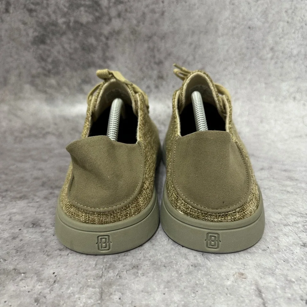 Baretraps Liam Sneakers Mens Size 11 Tan Textured Fabric Suede Heel Casual Shoes